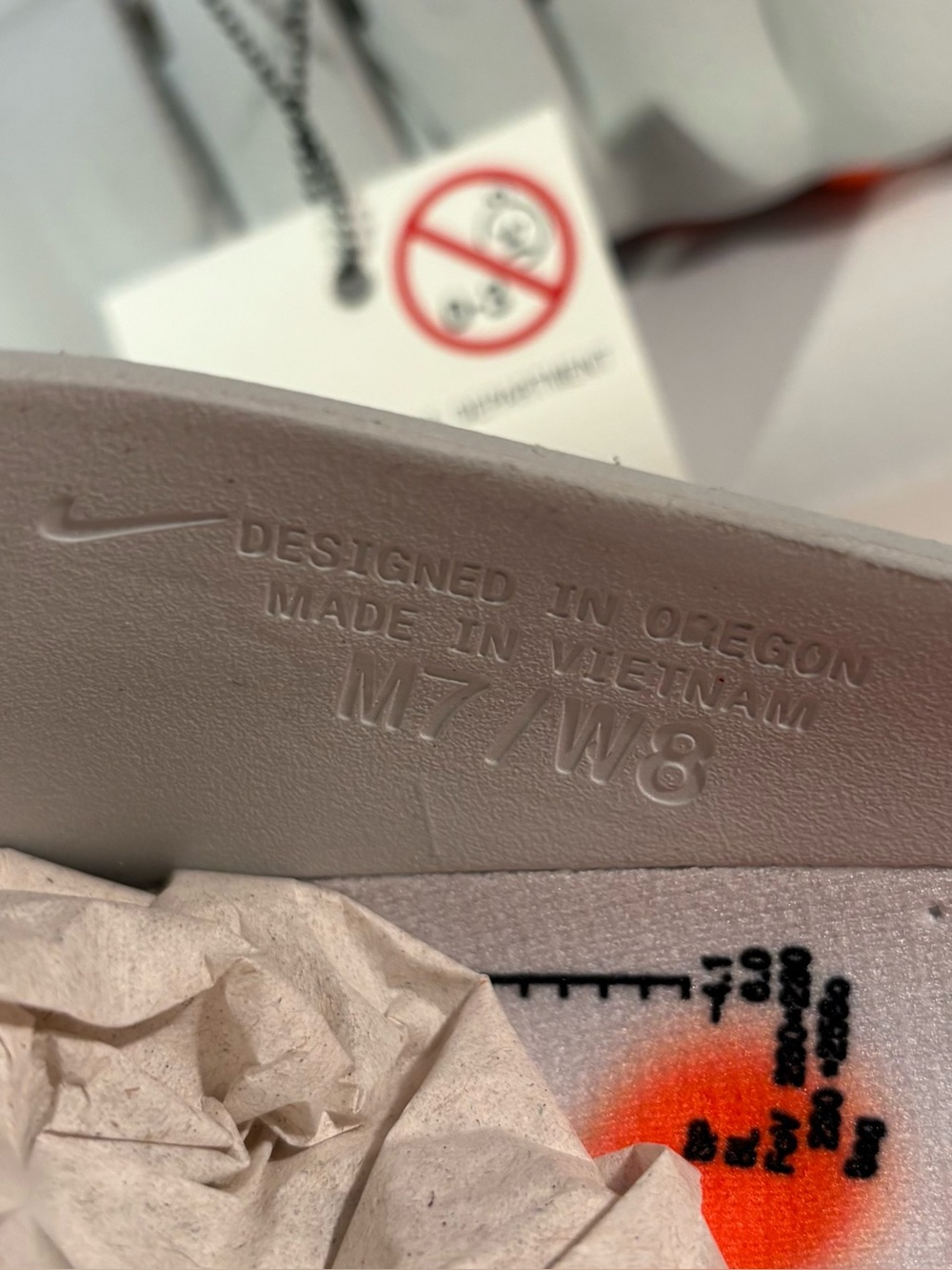 🌿 [BRAND NEW] NIKE MIND 001 SLIDE LIGHT SMOKE GREY WOMENS SHOES SIZE 8 MULES 🌿 - Picture 8 of 12